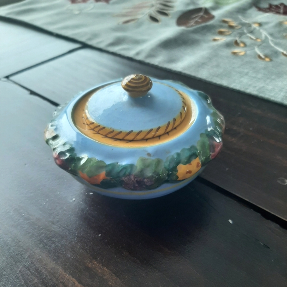 BITOSSI ITALY Vintage Ceramic Trinket dish, sugar bowl